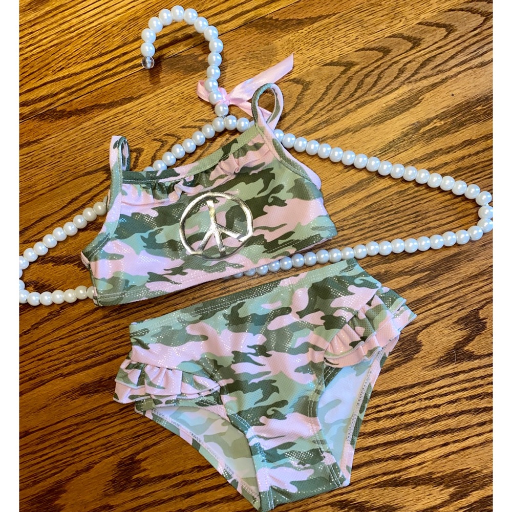 NEW✨ KOALA KIDS 2 Pc Swim👙 Camo Bikini, 12m